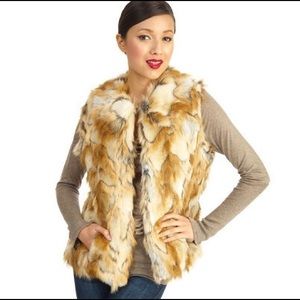 RZ Rachel Zoe faux fur vest in Fox